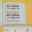 Nylint 65 Ford Twin I Beam Suspension Replacement Sticker Set Main Image