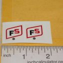 Nylint FS Seed & Fertilizer Chevy Pickup Truck Sticker Set Main Image
