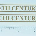 Pair Steelcraft 20th Century Limited Ride On Stickers Main Image