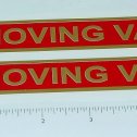 Pair Steelcraft Moving Van Truck Stickers Main Image