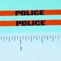 Pair Superfast Matchbox #20 Police Patrol Sticker Main Image
