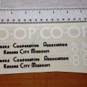 Smith Miller CO-OP Tanker Semi Truck Stickers Alternate View 1