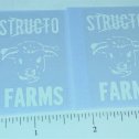 Pair Structo Farms Stake Truck Stickers Main Image