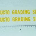 Pair Structo Grading Service Dump Truck Stickers Main Image
