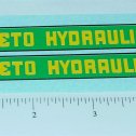 Pair Structo 1950's Hydraulic Dump Truck Stickers Main Image