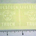 Pair Structo Livestock Farms Stake Truck Stickers Main Image