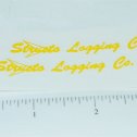 Structo Logging Company Truck Sticker Pair Main Image