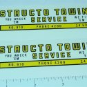 Pair Structo #910 U Wreck Em Tow Truck Stickers Main Image