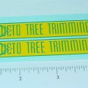 Pair Structo Tree Trimming Bucket Truck Stickers Main Image