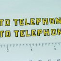 Structo Telephone Truck Replacement Sticker Pair Main Image
