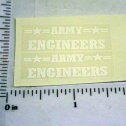 Pair Structo Army Engineers Sticker Set Main Image