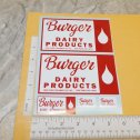 Structo Burger Dairy Private Label Semi Truck Replacement Sticker Set Main Image
