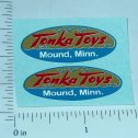Pair 1956 to 1957 Tonka Logo Stickers Main Image