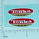 Pair 1970-73 Tonka Oval Logo Stickers Main Image
