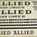 Tonka Allied Moving Semi Truck/Trailer Sticker Set Main Image