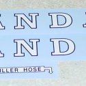 Tonka Standard Oil Tanker Semi Sticker Set Main Image