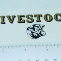 Tonka 1958-Newer Livestock Semi Trailer Sticker Main Image