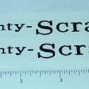 Pair Mighty Tonka Scraper Trailer Sticker Set Main Image