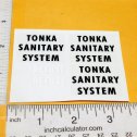 Tonka Sanitary System Truck & Refuse Bins Replacement Sticker Set Main Image