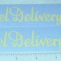 Pair Tonka Parcel Delivery Metro Van Sticker Set Main Image