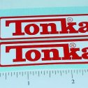 Pair Tonka Recent Rectangle Logo Stickers Main Image