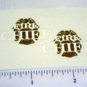 Mini Tonka Fire Chief Replacement Sticker Pair Main Image