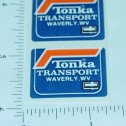Tiny Pair Tonka Transport Original NOS Stickers Main Image
