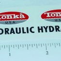 Pair Tonka Turbine Hydraulic Dump Truck Sticker Set Main Image