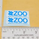 Tiny Tonka Minnesota Zoo Van Replacement Sticker Set Main Image