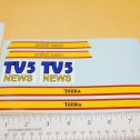 Mini Tonka Television TV Van Replacement Sticker Set Main Image