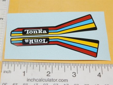 Tiny Tonka Custom Van Replacement Sticker Set Main Image