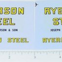 Pair Tru Scale Ryerson Steel Semi Sticker Set Main Image