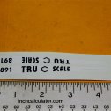 Tru Scale #891 Toy Tractor Replacement Sticker Set Main Image