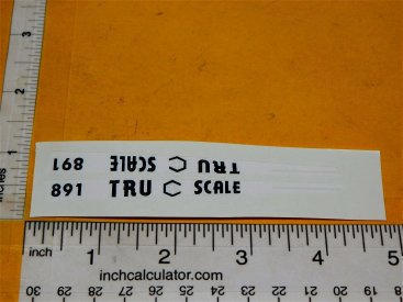Tru Scale #891 Toy Tractor Replacement Sticker Set Main Image