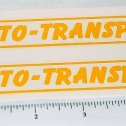 Pair Wyandotte Auto Transport Trailer Stickers Main Image