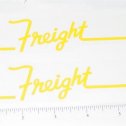 Pair of Wyandotte Motor Freight Lines Semi Sticker Set Main Image