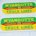 Pair Wyandotte Truck Lines Side Panel Stickers Main Image