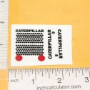 Ertl CAT Loader Construction Toy Replacement Stickers Set Main Image