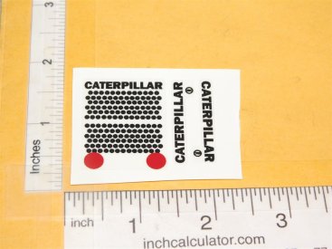 Ertl CAT Loader Construction Toy Replacement Stickers Set Main Image
