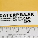 Ertl CAT Scraper #70 Construction Toy Replacement Sticker Set Main Image