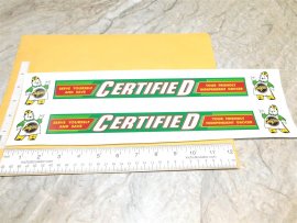 Structo Certified Grocers Private Label Semi Truck Replacement Stickers