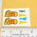 Tonka Twinkle Toes Volkswagen Bug Replacement Sticker Set Main Image