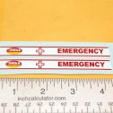 Tiny Tonka Emergency Ambulance Van Replacement Sticker Set Main Image