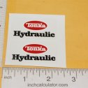 76/77 Tonka Hydraulic Dump Truck Replacement Sticker Set Main Image