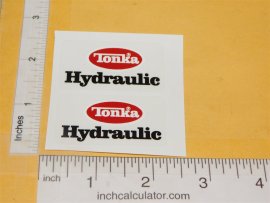 76/77 Tonka Hydraulic Dump Truck Replacement Sticker Set