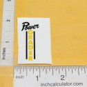 Wyandotte Road Grader Construction Toy Replacement Sticker Main Image