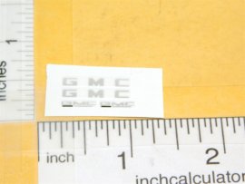 Ertl GMC Trucks Replacement Sticker Set