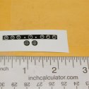 Ertl Construction Toy Gauge Panel & Headlights Sticker Set Main Image