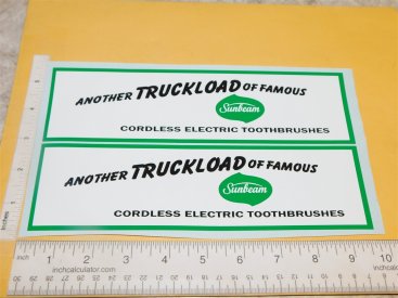 Mini Tonka Sunbeam Toothbrushes Private Label Replacement Sticker Set Main Image