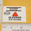 Allis Chalmers 1:32 Scale Gleaner Combine Replacement Sticker Set Main Image